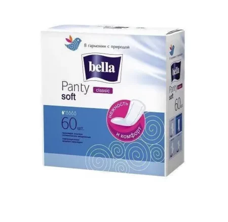 Прокладки гигиенические Bella Panty Soft «Classic» (ежедневные), 60 штук