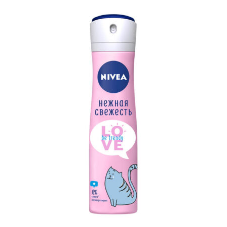 Антиперспирант Nivea LoveBeTrendy «Нежная свежесть», женский, 150 мл