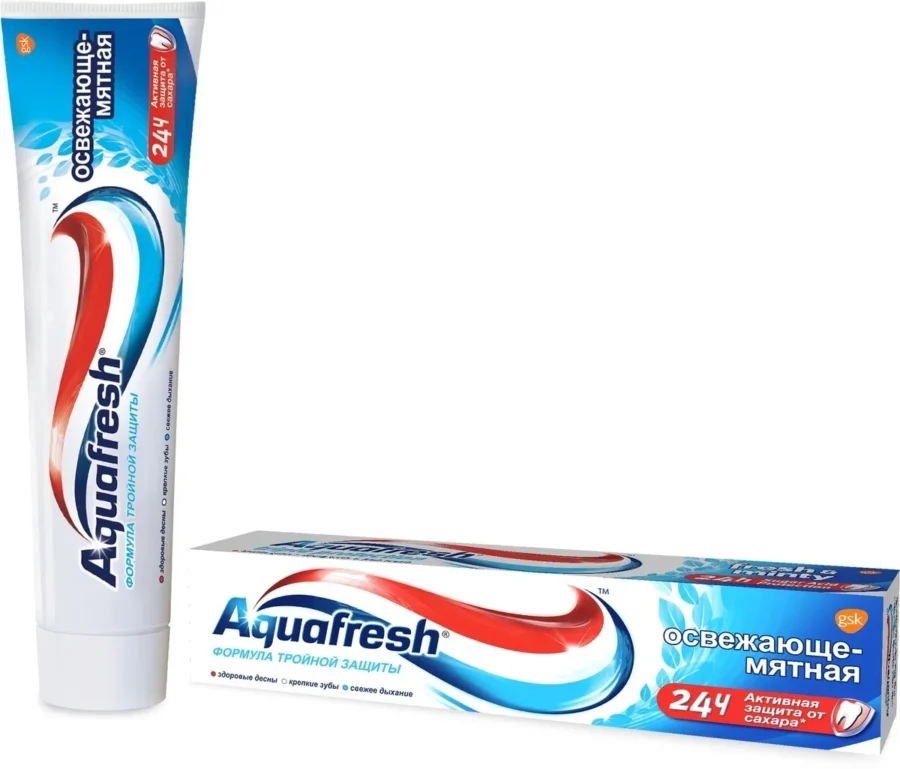 Зубная паста детская Aquafresh Освежающая 50мл