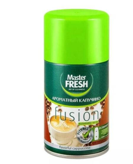 Освежитель воздуха MASTER FRESH Fusion Ароматный капучино сменный баллон 250мл