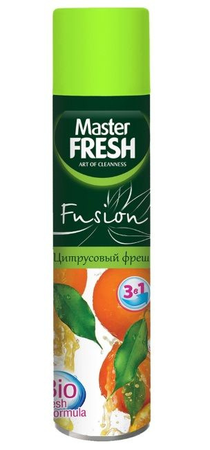 Освежитель воздуха MASTER FRESH Fusion Цитрусовый фреш 300мл