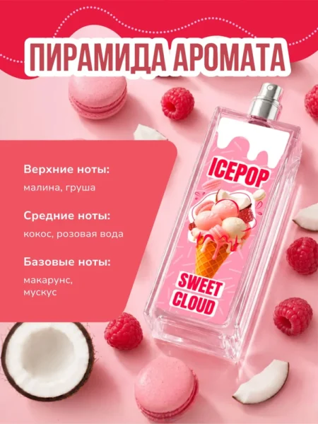 Парфюмерная вода женская ICEPOP Sweet Cloud 50 мл