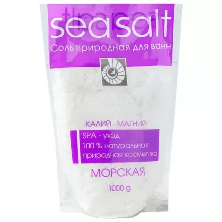 Соль для ванн морская калий-магний 1кг,