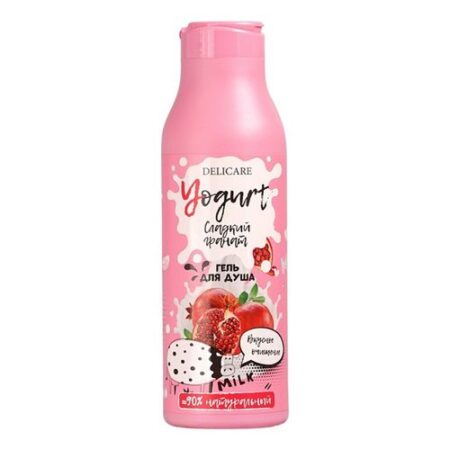 Крем-гель для душа DELICARE Yogurt Сладкий Гранат 400мл