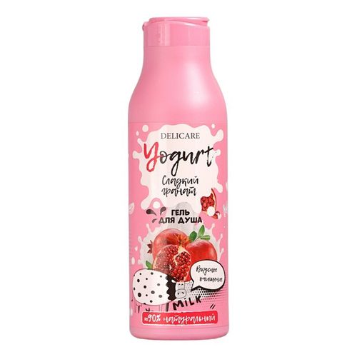 Крем-гель для душа DELICARE Yogurt Сладкий Гранат 400мл
