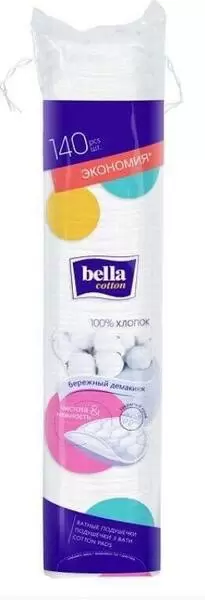 Ватные диски Bella cotton, 25 шт