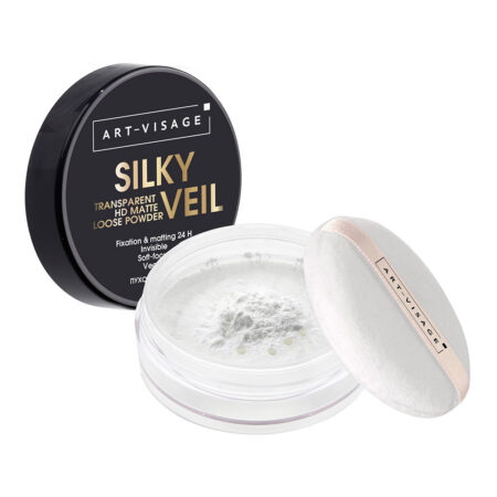 Пудра рассыпчатая для лица ART-VISAGE Silky Veil финишная прозрачная тон 301, 10г