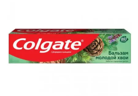 Паста зубная бальзам молодой хвои Colgate/Колгейт 100мл