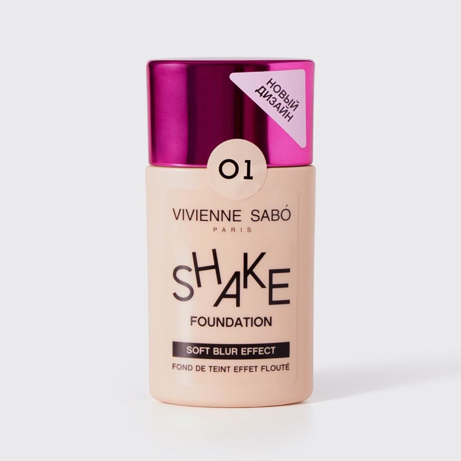 Тональный крем для лица VIVIENNE SABO Shake Foundation 25мл, т.01