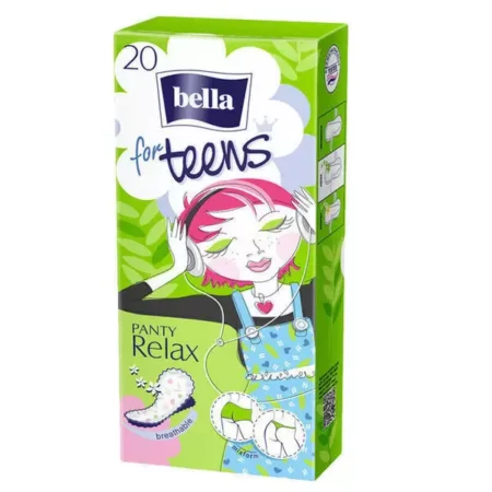Прокладки гигиенические экстратонкие Bella «Relax For Teens Deo» (ежедневные), 20 штук