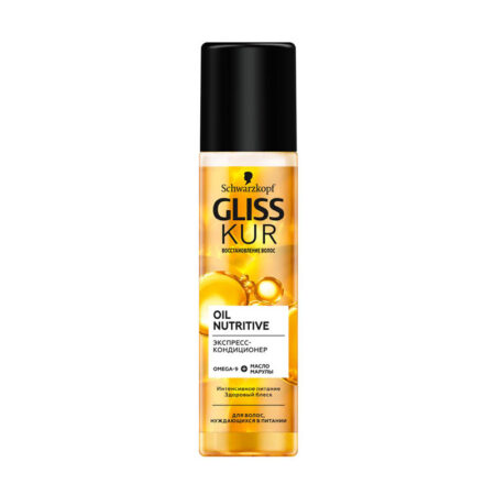 Экспресс-кондиционер Gliss Kur Oil Nutritive для длинных, секущихся волос, 200 мл