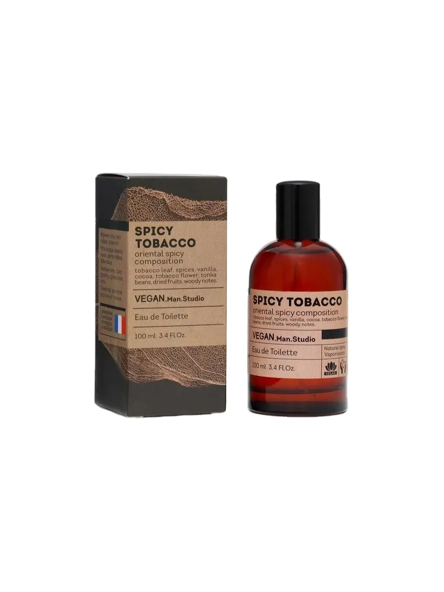 Туалетная вода мужская VEGAN.Man.Studio Spicy Tobacco 100 мл