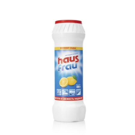 Чистящий порошок HAUS FRAU с ароматом лимона 400г