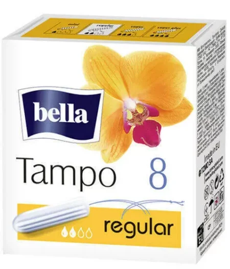 Тампоны женские гигиенические без аппликатора Bella Premium Comfort марки «Tampo Bella» Regular, 8 штук
