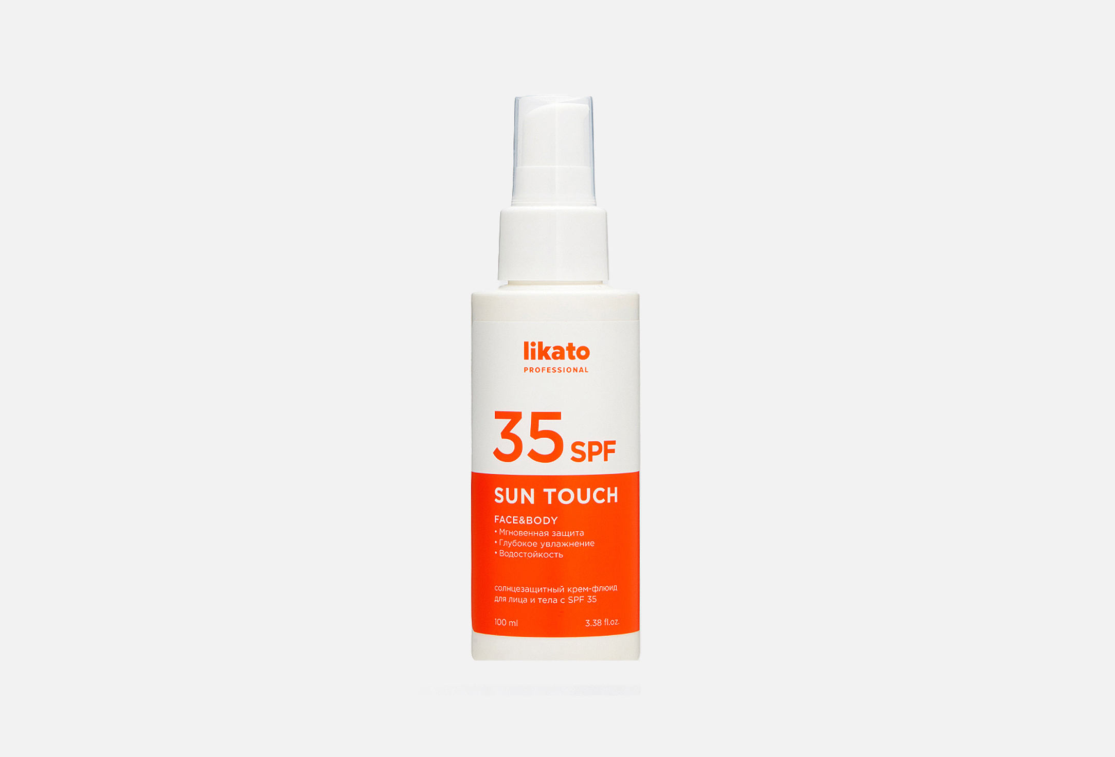Крем-флюид солнцезащитный LIKATO PROFESSIONAL для лица и тела SPF 35, 100мл