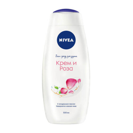 Гель-уход для душа Nivea «Крем и Роза», 500 мл