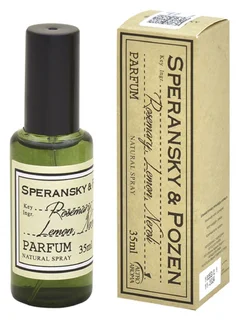 Духи для женщин и мужчин SPERANSKY&POZEN Rosemary, Lemon, Neroli 35 мл