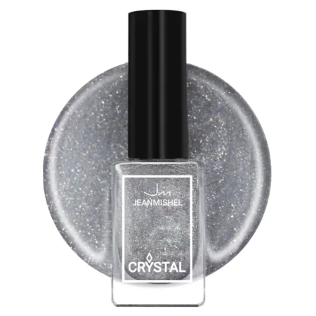 Лак для ногтей JEANMISHEL Crystal с блестками голографический №701 6 мл