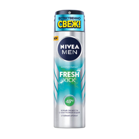 Дезодорант Nivea Fresh Kick, c кактусовой водой, 150 мл