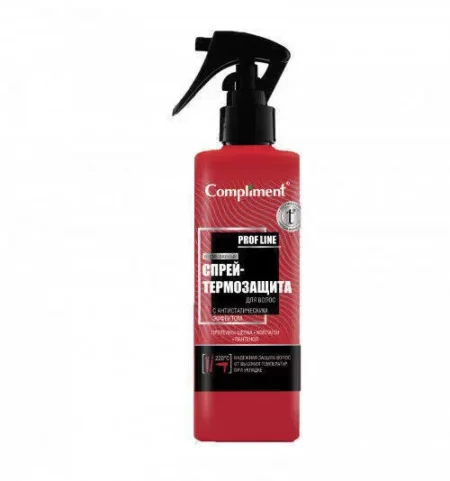 Спрей-термозащита для волос «Compliment», с антистатическим эффектом, 200 мл