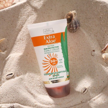 Солнцезащитный крем Extra Aloe для всей семьи SPF 50 75мл