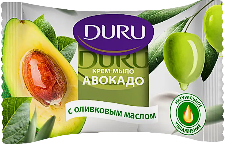 Крем-мыло DURU 1+1 Авокадо и олива 80г