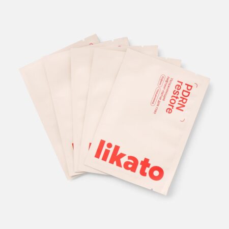 Патчи тканевые вокруг глаз  LIKATO PROFESSIONAL с PDRN, 5 пар
