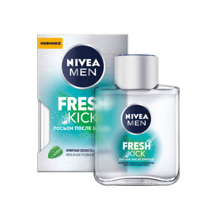 Лосьон после бритья Nivea Fresh Kick, мята и кактусовая вода, 100 мл