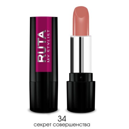 Помада для губ RUTA Glamour увлажняющая, т.34