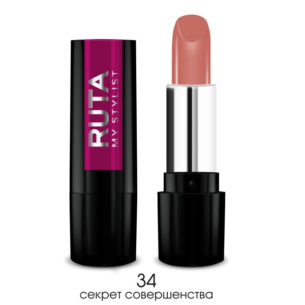 Помада для губ RUTA Glamour увлажняющая, т.34