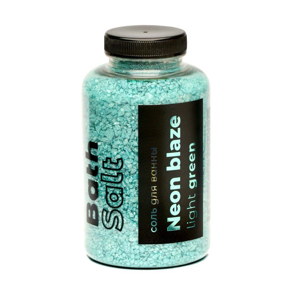 Соль для ванны с шиммером FABRIK COSMETOLOGY Light Green 500г