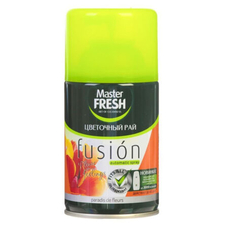 Освежитель воздуха MASTER FRESH Fusion Цветочный рай сменный баллон 250мл