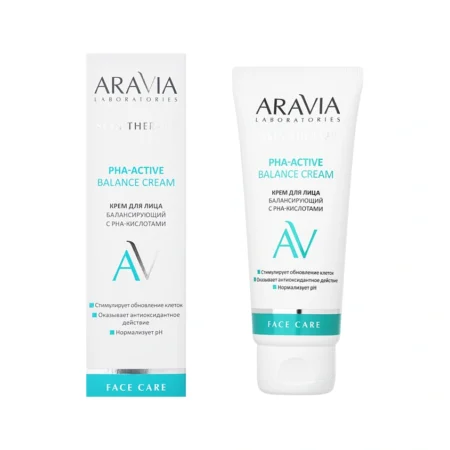 Крем для лица ARAVIA Laboratories балансирующий с РНА-кислотами 50мл