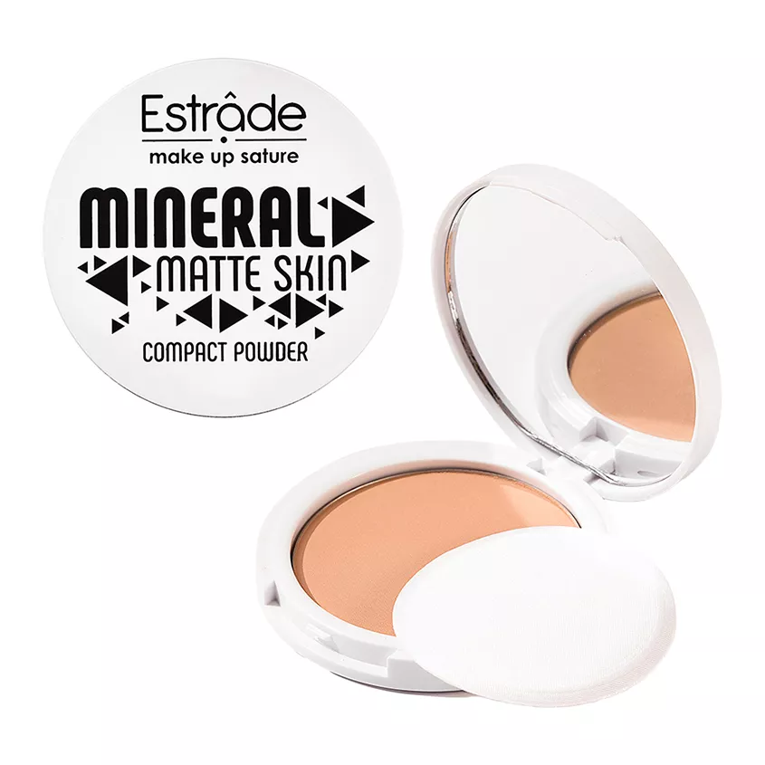 Пудра компактная для лица ESTRADE Mineral Matte Skin матирующая, т.25