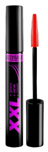 Тушь для ресниц LUXVISAGE XXL Длина, изгиб, объем, черная, 9мл