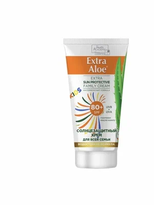 Солнцезащитный крем Extra Aloe для всей семьи SPF 80+ 75мл