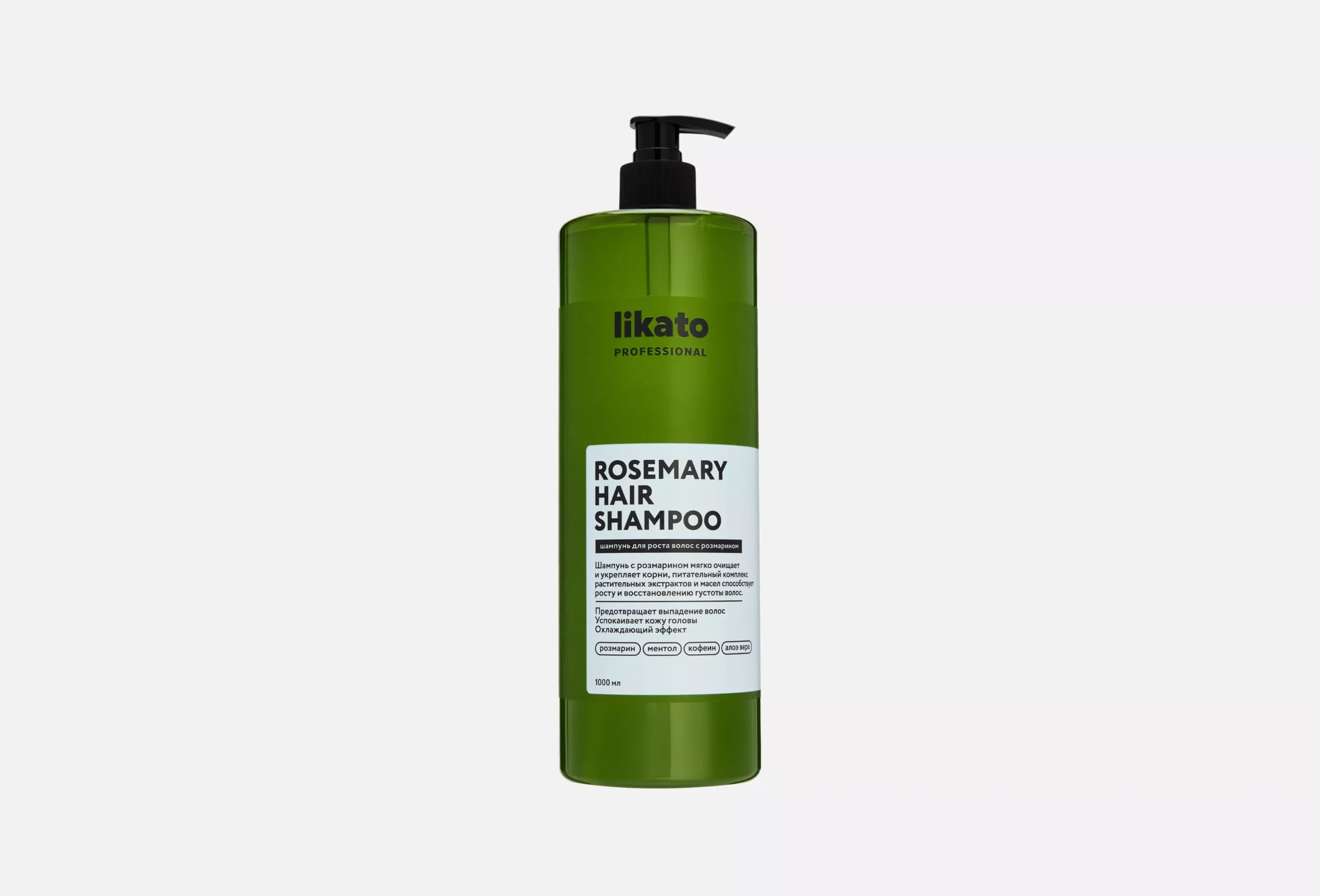 Шампунь для волос LIKATO PROFESSIONAL с розмарином для роста волос, 1000 мл