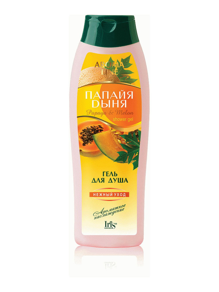Гель для душа IRIS Aroma Line Папайя и дыня 400 мл