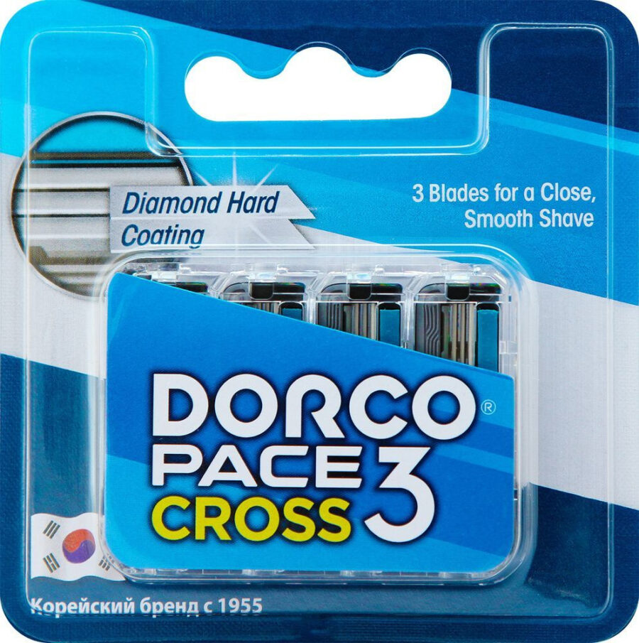 Кассеты для станка DORCO Cross мужской 4 шт