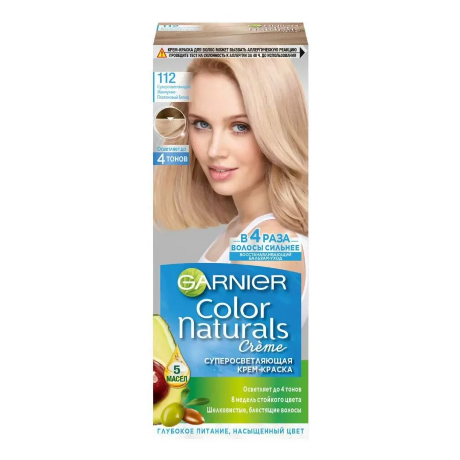 Краска для волос GARNIER Color Naturals №112 Жемчужно-платиновый блонд