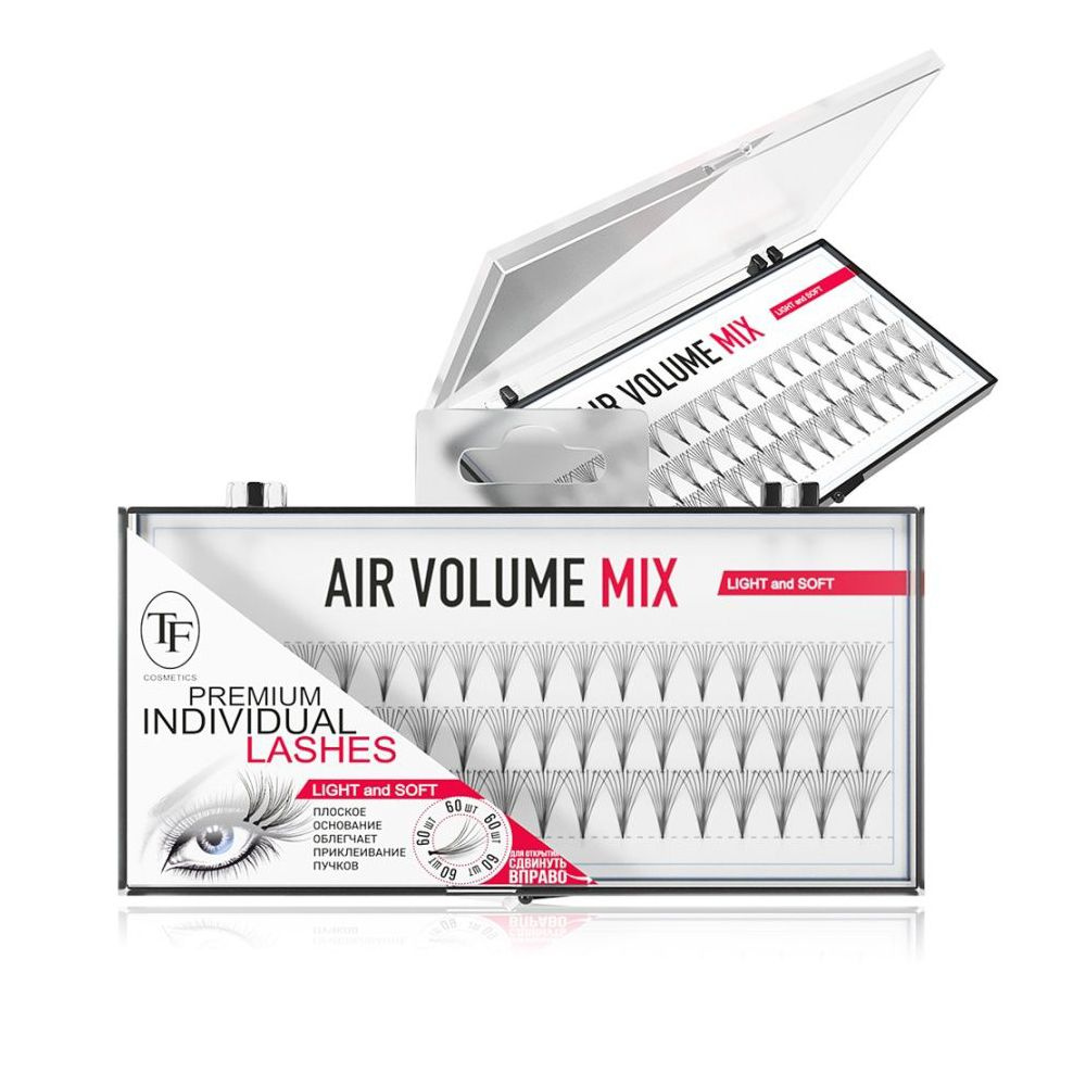 Ресницы пучки TRIUMPH Air Volume Mix разной длины, арт.М206