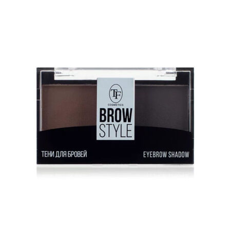 Тени для бровей TRIUMPH Brow Style тон 53 темно-коричневый и черный бархат