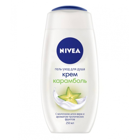 Гель для душа NIVEA Крем и Карамболь 250мл