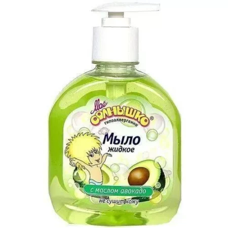 Мыло Моё солнышко детское жидкое с маслом авокадо 300 мл