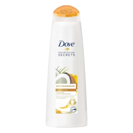 Шампунь для волос DOVE Восстановление куркума и кокос 380мл