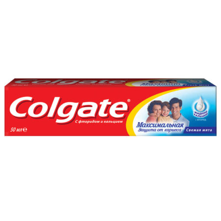 Зубная паста Colgate Максимальная защита от кариеса мята от кариеса, 50 г