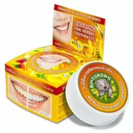 Зубная паста Mango Thai Herbal Toothpaste, с экстрактом манго, 33 г