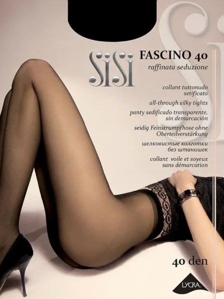 Колготки женские SiSi Fascino 40 den , размер 2, цвет nero