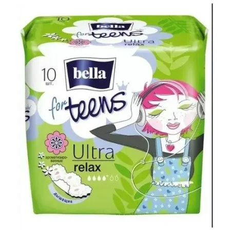 Прокладки Bella for teens Ultra relax супертонкие 10шт