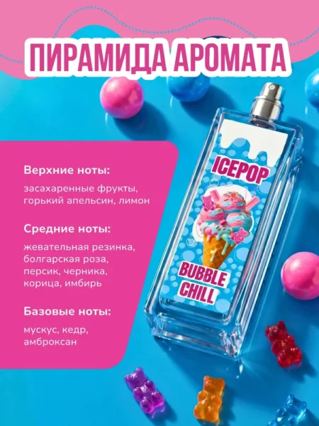 Парфюмерная вода женская ICEPOP Bubble Chill 50 мл